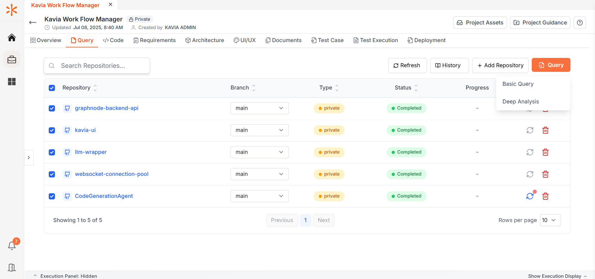 Advanced Query Interface