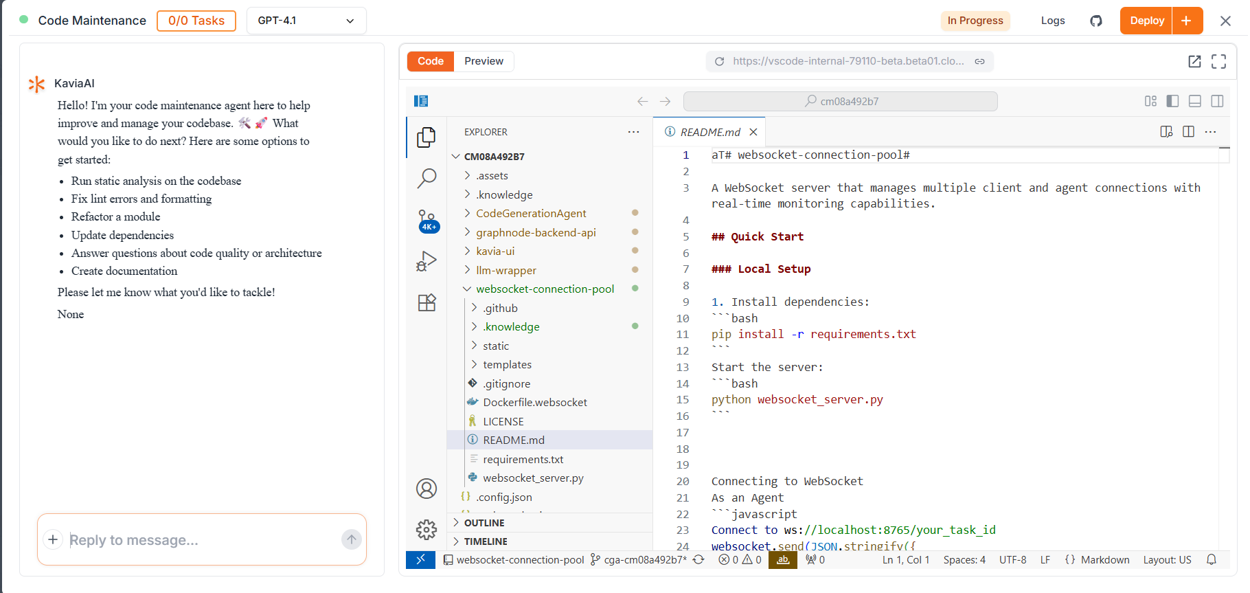 Code Maintenance Session