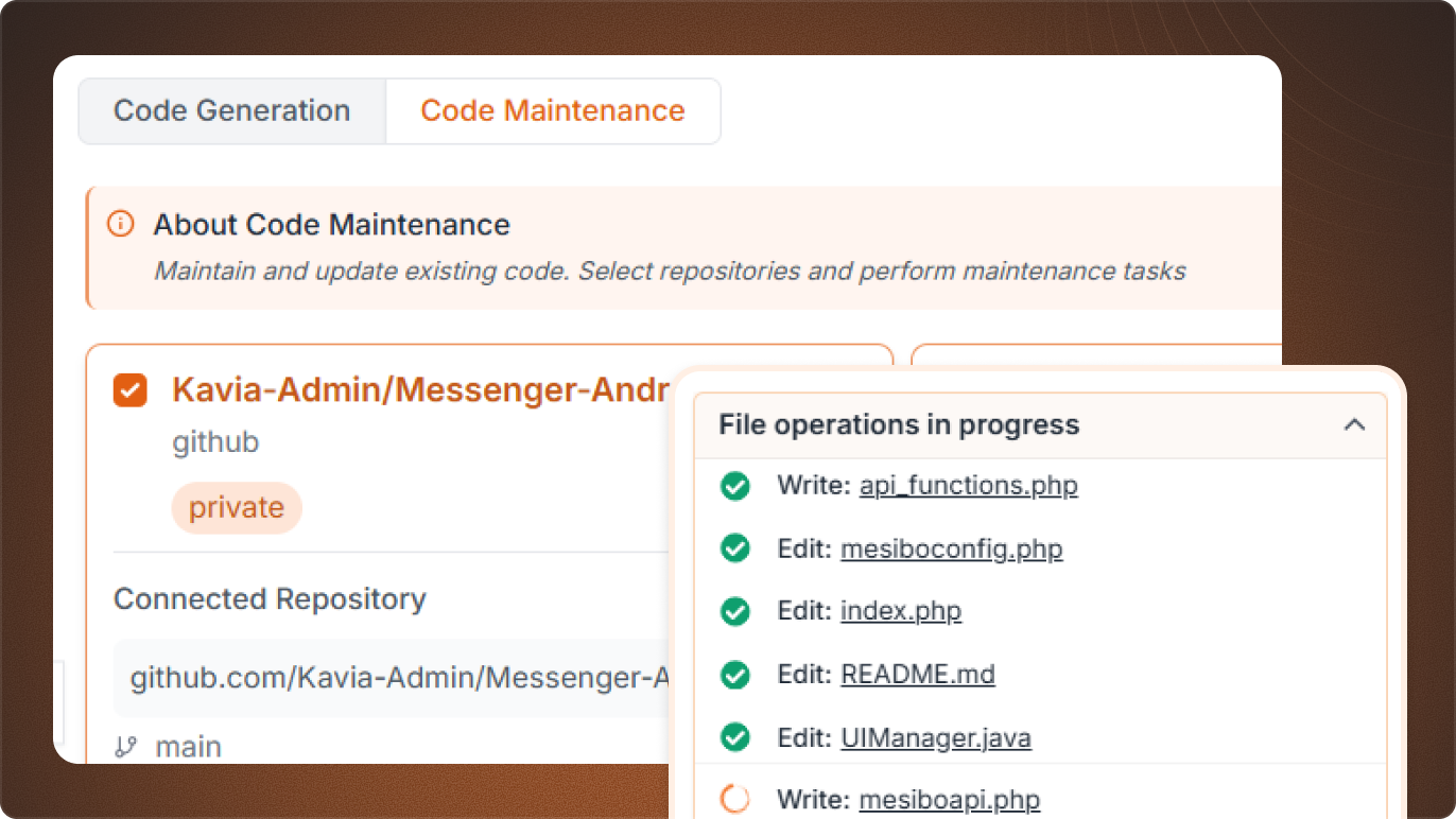 Modify Multiple Repositories