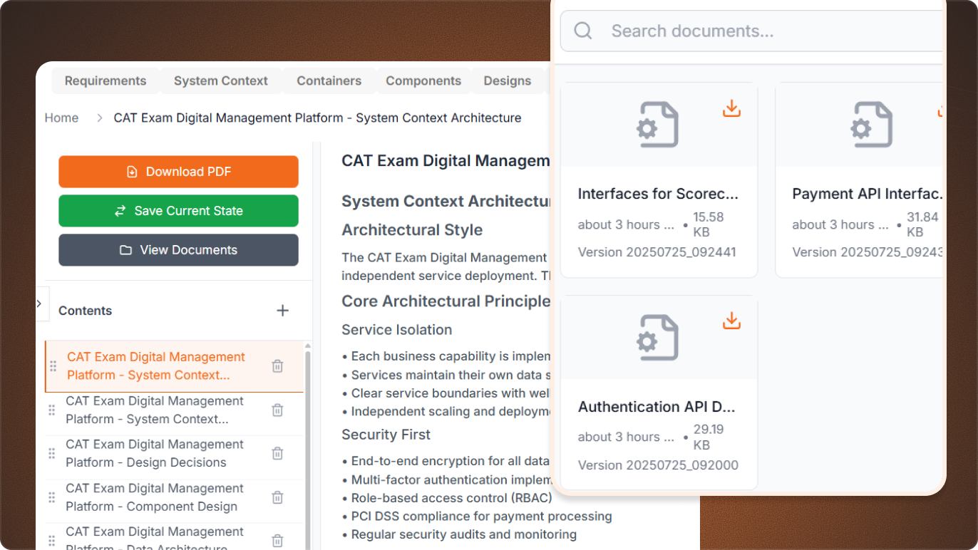 Plan Documentation