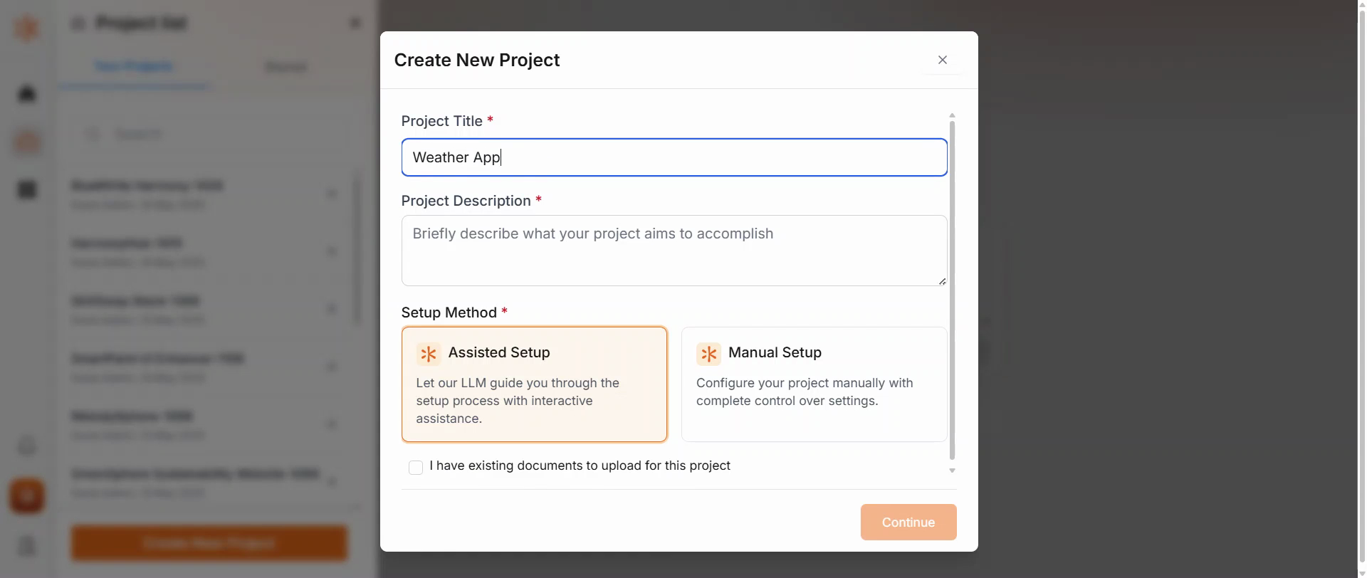 Illustration for Step 2: Enter the title of your new application.